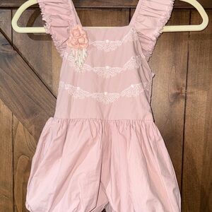 Dollcake | A Dollop of Vintage | Pink Ruffled Jumpsuit